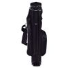 Golf Stand Cart Bag With 4 Way Divider Carry Organizer Pockets-Black - Color: Black
