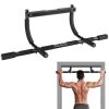 Multi-Grip Doorway Pull Up Bar With Foam Grips - Color: Black