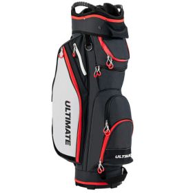 9.5 Inch Golf Cart Bag With 14 Way Dividers Top Organizer-Black - Color: Black