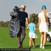 9.5 Inch Lightweight Golf Cart Bag With 15 Way Top Dividers-Green - Color: Green