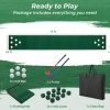 11 Ft Indoor Outdoor Putting Green Mat With 2 Adjustable Putters And 6 Balls