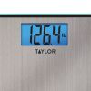 Taylor Precision Products 74074102 Easy-To-Read 400-Lb Capacity Stainless Steel Bathroom Scale