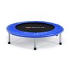 36 Inch Mini Folding Trampoline Portable Recreational Fitness Rebounder-Blue - Color: Blue