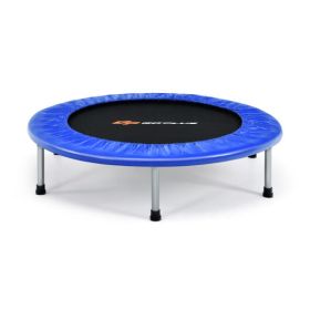 36 Inch Mini Folding Trampoline Portable Recreational Fitness Rebounder-Blue - Color: Blue