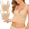 Women's Sports Bra, Moderate Support, Seamless Sports Bra for Women