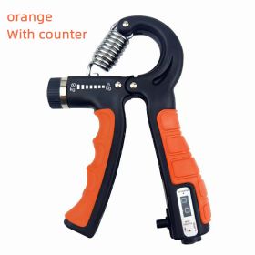 Counting Grip Strength Rehabilitation Training Finger Strength Exercise (Color: orange)