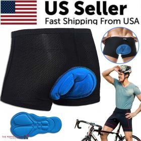 Men Women Cycling Shorts Bicycle Bike Underwear Pants With Sponge Gel 3D Padded (size: M)