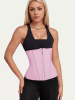 Waist Trainer for Women Latex Sport Underbust Steel Boned Corset Shapewear with Zipper Hook Shapewear Double Control Body Shaper  Workout Fajas Colomb