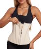 Waist Trainer for Women Latex Sport Underbust Steel Boned Corset Shapewear with Zipper Hook Shapewear Double Control Body Shaper  Workout Fajas Colomb