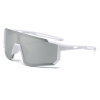 Sports Wrap Around Cycling Sunglasses Men Women UV400 Protection Polarized Mirror Lens Windproof Bike Driving Running Outdoor Sports Shield Visor Sung