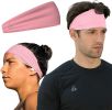 Sweat Band Workout Headbands for Women and Men - Sweatbands for Men - Moisture Wicking Sports Sweat Bands Headbands for Women, Running,Cycling,Yoga