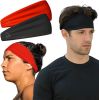 Sweat Band Workout Headbands for Women and Men - Sweatbands for Men - Moisture Wicking Sports Sweat Bands Headbands for Women, Running,Cycling,Yoga