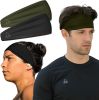 Sweat Band Workout Headbands for Women and Men - Sweatbands for Men - Moisture Wicking Sports Sweat Bands Headbands for Women, Running,Cycling,Yoga