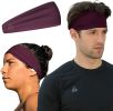 Sweat Band Workout Headbands for Women and Men - Sweatbands for Men - Moisture Wicking Sports Sweat Bands Headbands for Women, Running,Cycling,Yoga
