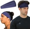 Sweat Band Workout Headbands for Women and Men - Sweatbands for Men - Moisture Wicking Sports Sweat Bands Headbands for Women, Running,Cycling,Yoga