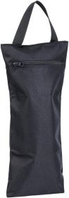 Yoga Sand Bags - Double Bag with Inner Waterproof Bag - Prop for Adding Weight and Support (Color: Black)