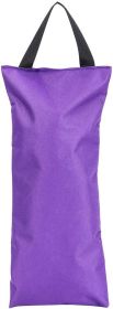 Yoga Sand Bags - Double Bag with Inner Waterproof Bag - Prop for Adding Weight and Support (Color: Purple)