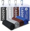 4 Pack Cooling Towel (40"x12"), Soft Breathable Chilly Towel, Ice Towel, Microfiber Towel for Yoga, Sport, Running, Workout,Gym, Camping, Fitness