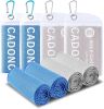 4 Pack Cooling Towel (40"x12"), Soft Breathable Chilly Towel, Ice Towel, Microfiber Towel for Yoga, Sport, Running, Workout,Gym, Camping, Fitness