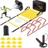 Professional Agility Ladder Training Set for Speed & Footwork - Adjustable Fitness Equipment with Carry Bag for Coordination