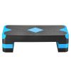 Aerobic Exercise Step Platform, 28-Inch Workout Aerobic Stepper, Height Adjustable Fitness Training Step Deck Trainer with 4 Risers