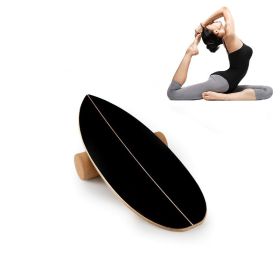 Balancing Board with Storage Rack to Exercise for Household & Gym (Color: Black, Type: Fitness Supplies)