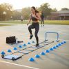 Professional Agility Ladder Training Set for Speed & Footwork - Adjustable Fitness Equipment with Carry Bag for Coordination