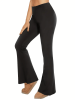 4pcs Butt-Lifting Flare Yoga Pants – High Waist, Ultra Stretch, Naked Feel Leggings for Women