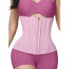 Waist Trainer for Women Latex Sport Underbust Steel Boned Corset Shapewear with Zipper Hook Shapewear Double Control Body Shaper  Workout Fajas Colomb